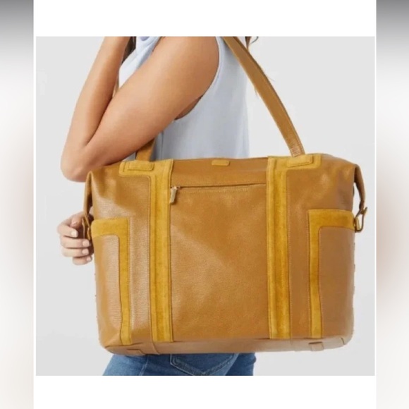 HAMMITT Otis Weekender Bag - Gorgeous Color Golden Valley Tan - NWT & Never used - Picture 5 of 9